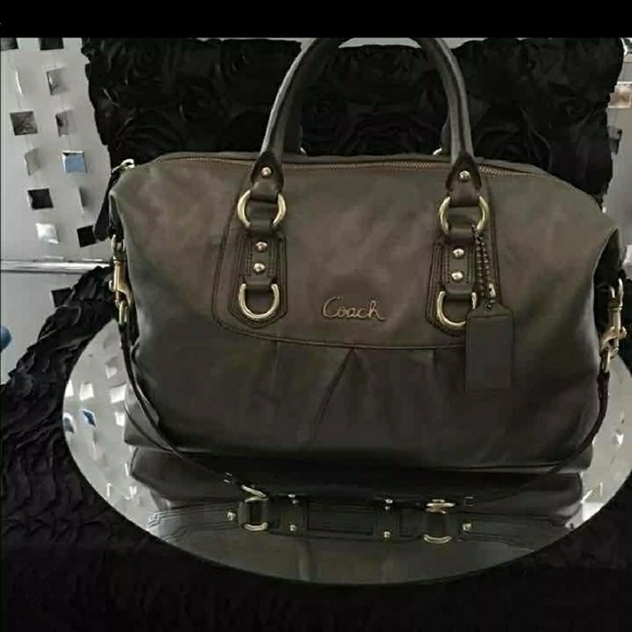 Coach Leather Metallic Brown with Duster Bag. - Picture 3 of 3